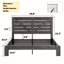 Structure de lit très grand Fusturdy avec conception silencieuse, grand rangement sous le lit et assemblage facile pour les chambres modernes-1358717149