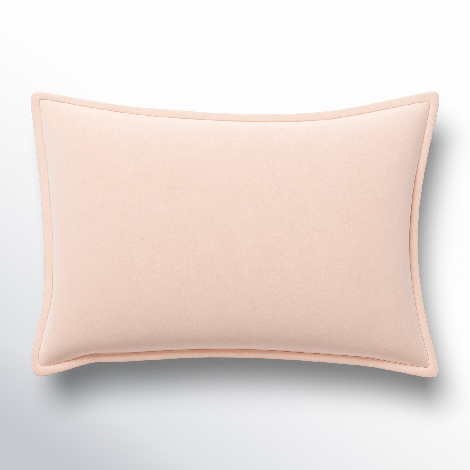 Norwin Cotton Pillow Cover, Down, Rectangle 13"H x 19"W, Light Pink