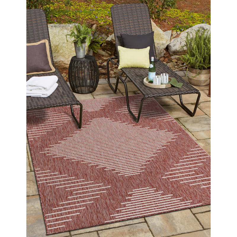 Wallington Geometric Indoor Rug, Rectangle 9'10" x 13'