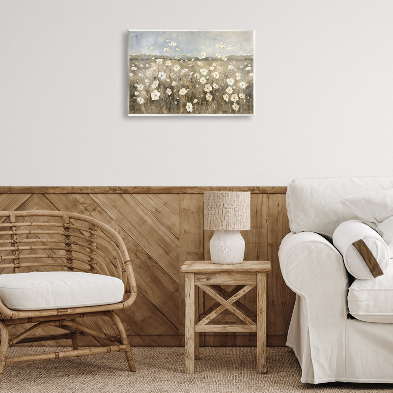 Art mural prairie sauvage par Ramona Murdock, H 13 po x l 19 po