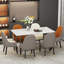 Funke Stone Top Metal Base Dining Table-831250244