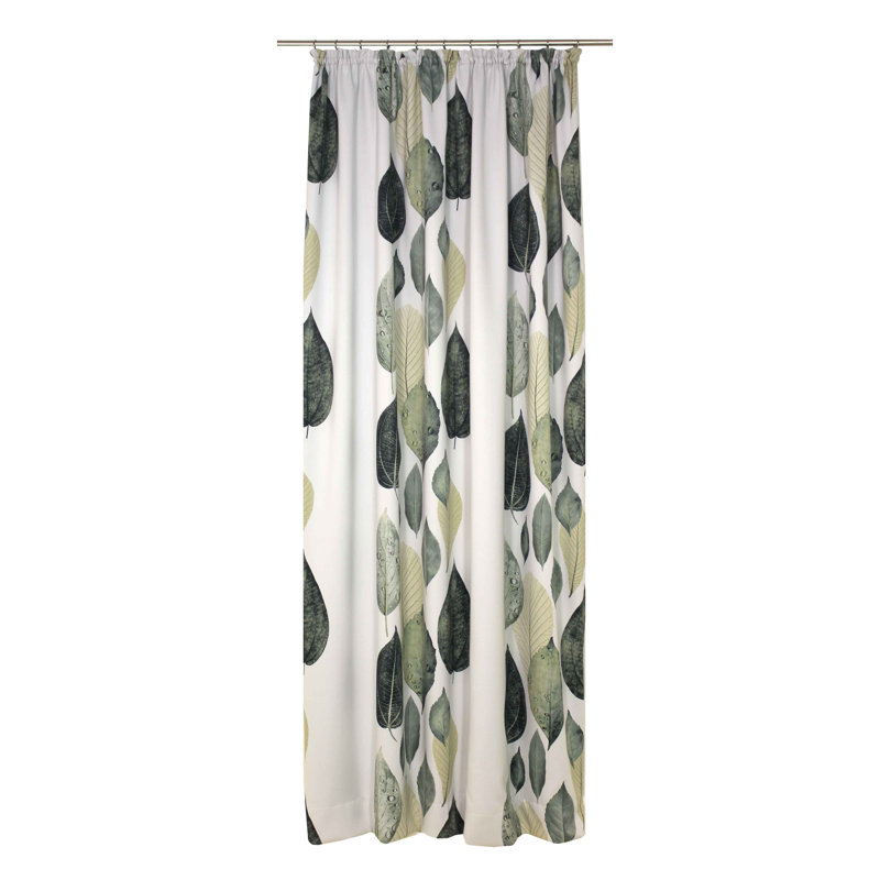 Ravae Blackout Single Curtain Panel, 220cm H x 145cm W, Grey