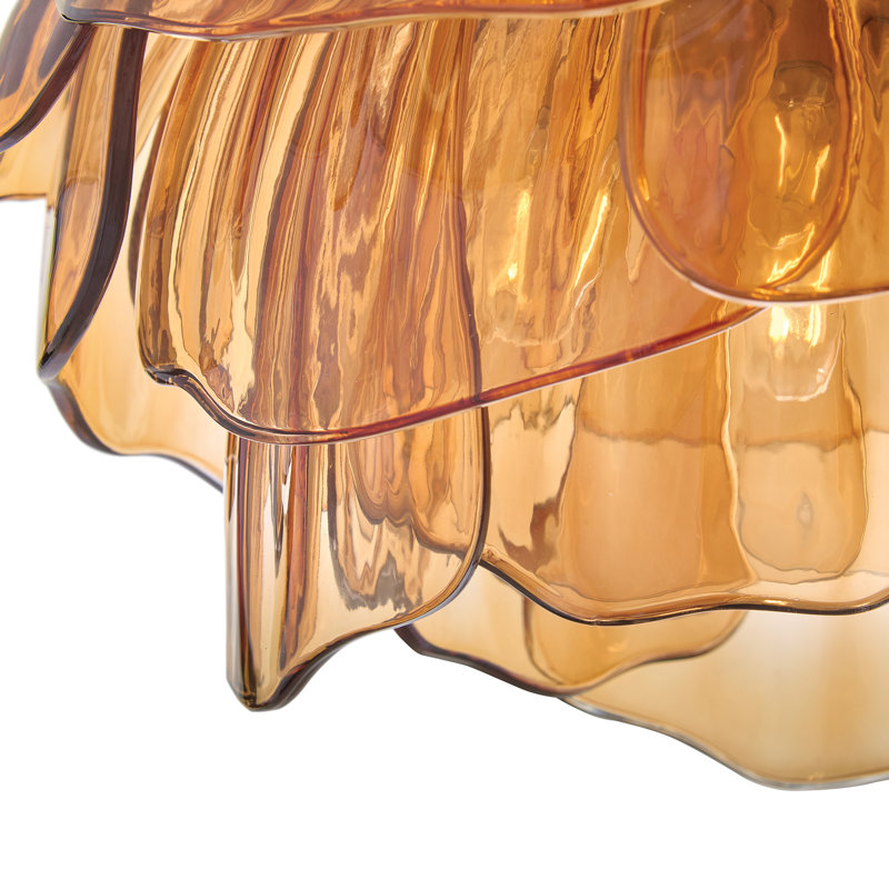 Fantine 7 - Light Chandelier, Orange