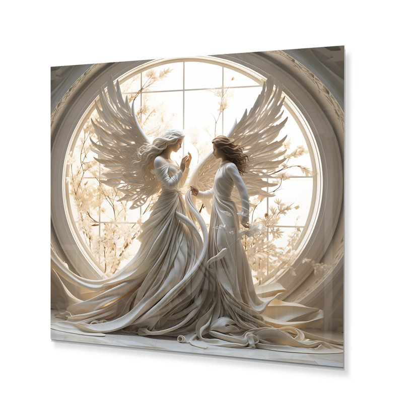 Angélique, art du Christianisme, H 36 po x l 36 po x P 1,5 po
