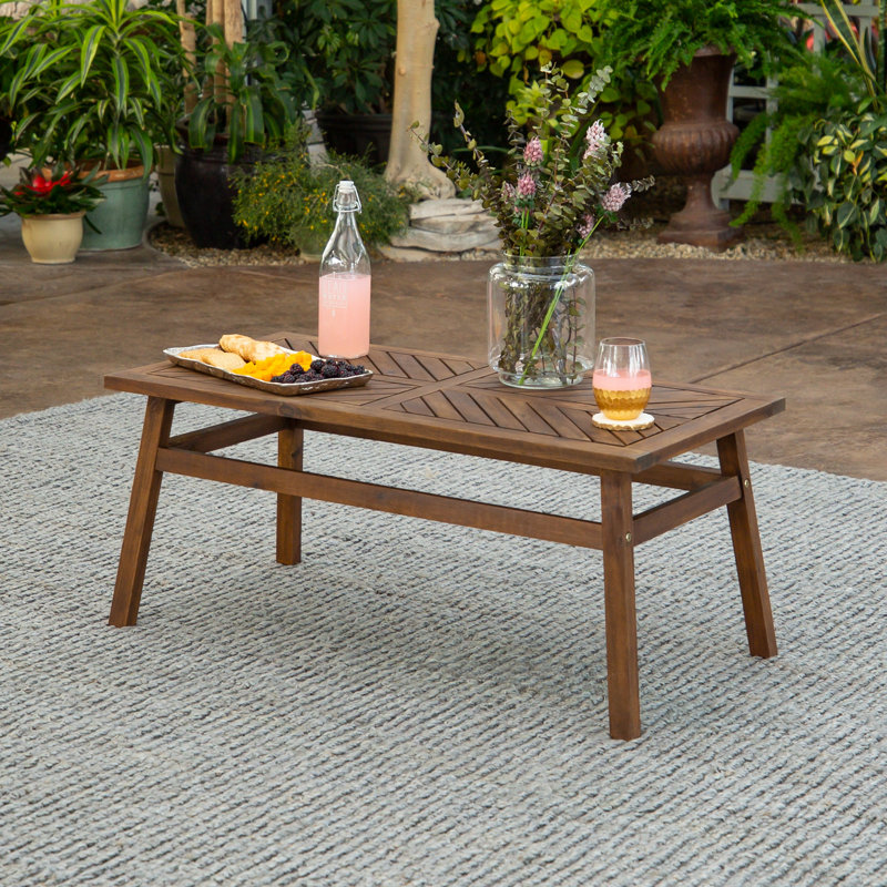 Table basse Harbison, Marron foncé
