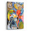  «Collage Birds» par Tim Jeffs, art mural en verre acrylique, 12 po x 16 po