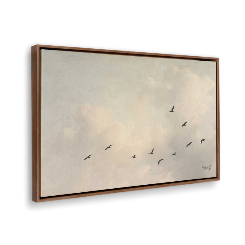 In Flight by Marla Rae Art Print, 30 W x 20 H, Brown, Framed Canvas
