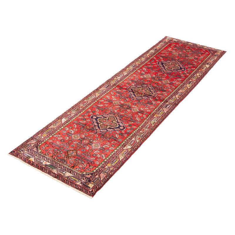 Tapis rouge noué à la main One Of Kind Konya 2 pi 10 po x 9 pi 8 po