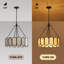 Lustre tambour 4 lumières Mica