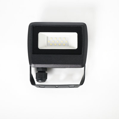 Adetola Black 10.5cm H Integrated LED Outdoor Flush Mount