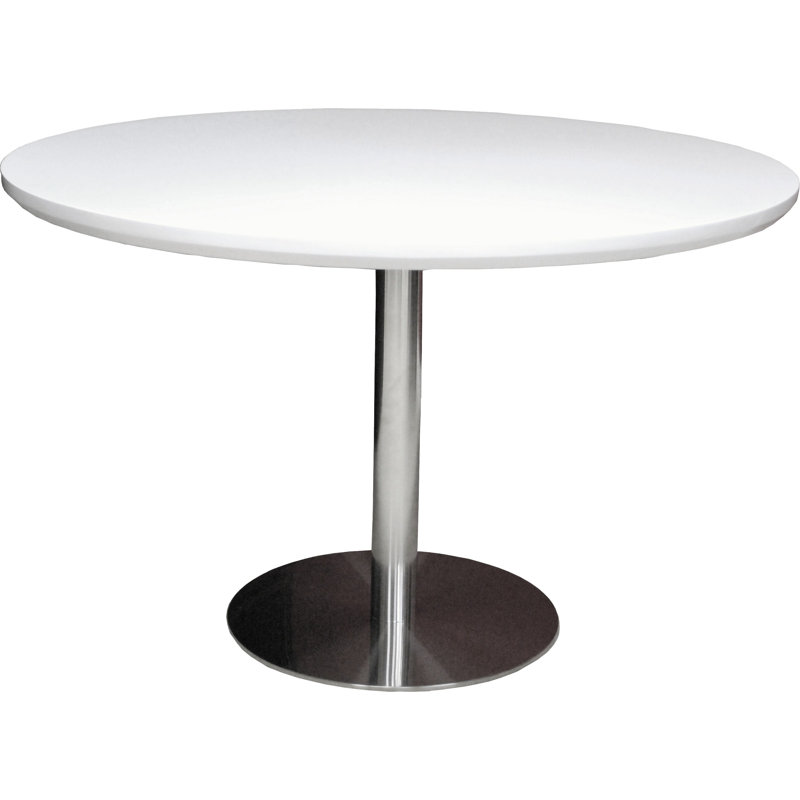 Tango Dining Table, White Lacquer, 31" H x 43.5" W x 43.5" D