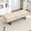 Banc de rangement rembourré en similicuir Charice-132539110