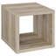 Table de bout carrée en bois d'ingénierie