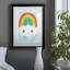 Rainbow Colors - Reproduction d'art graphique encadré-280292785-280292786