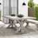 Danny Rectangular Porcelain Outdoor Dining Table
