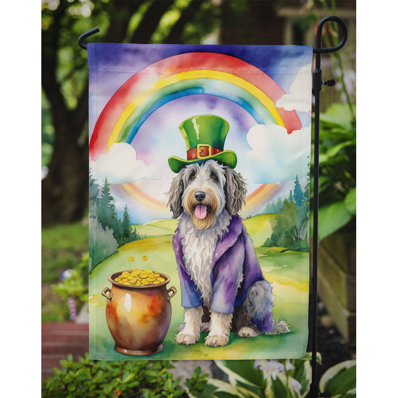 Double Sided 15.5'' H x 11.25'' W Polyester St Patrick's Day Garden Flag