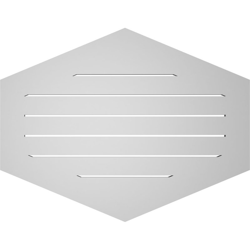 Pente verticale verticale en uréthane 5 pi, H 1 po x l 36 po x L 28 po