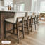 Tabouret de comptoir rembourré Exposed avec pieds en bois massif, ensemble de 4-1593326091-1593326195-1593326194