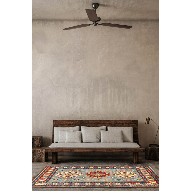 Tapis bleu Finest Ghazni 5 pi 0 po x 7 pi 1 po