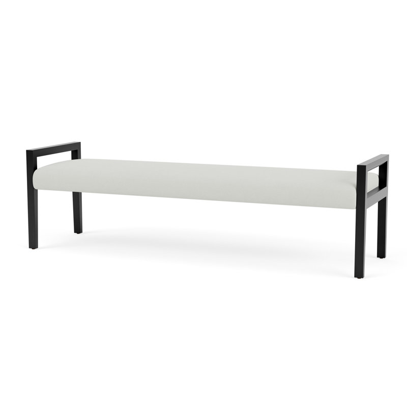 Banc en bois 3 places Brooklyn, Black, Open House Shadow
