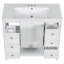 Ensemble de meuble-lavabo 36 po avec lavabo, une armoire et trois tiroirs, une tablette ouverte-2066395234