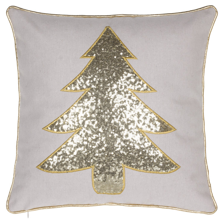 Gwendolyn Christmas Tree Square Pillow Cover