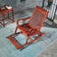 Chaise berçante en bois massif Exquise