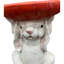 Tables de bout Cute Bunny, table d'appoint en résine 13,39 pouces, décor de maison de campagne