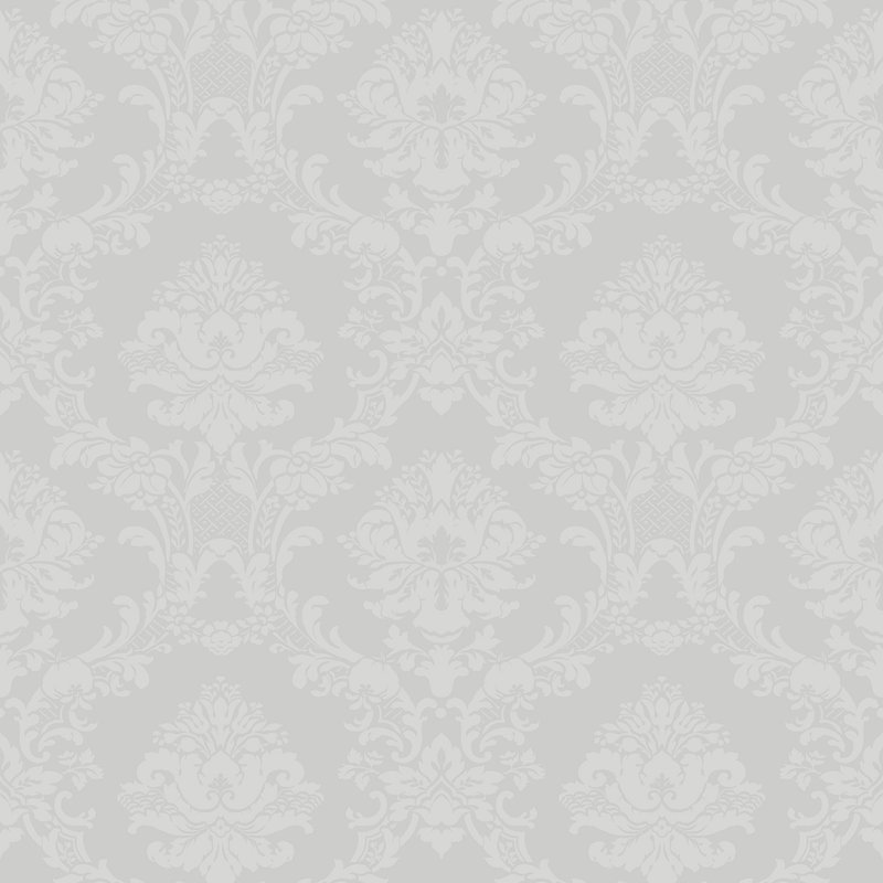 Palmwood 10m x 52.8cm Semi-Gloss Wallpaper Roll, Silver