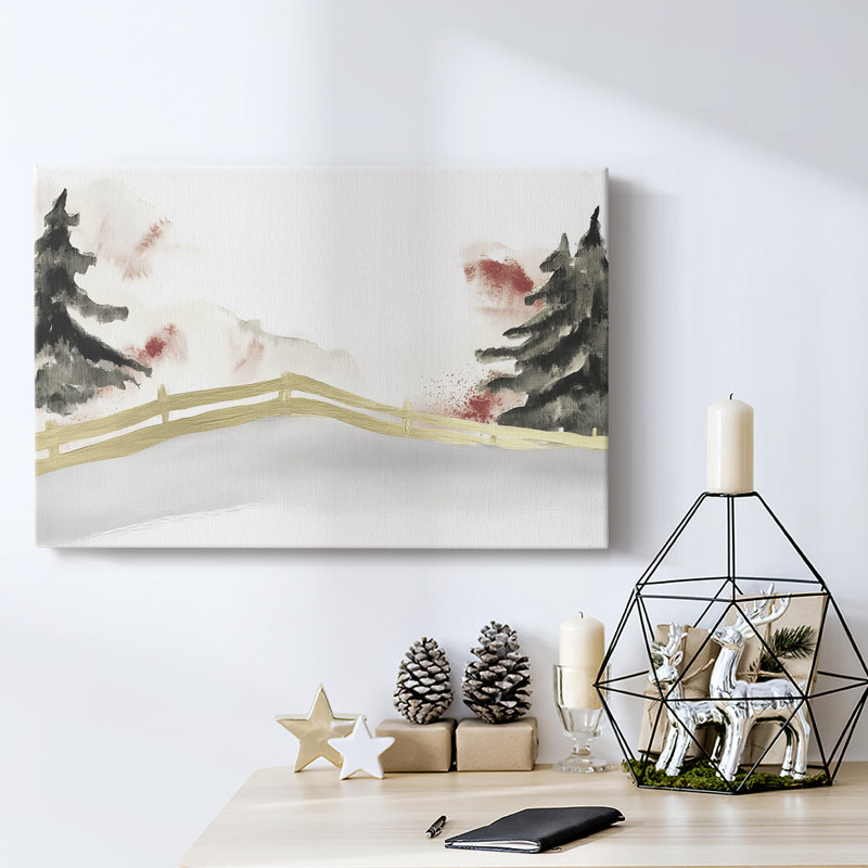Christmas Holiday Arts - Toile tendue avec châssis, H 12 po x l 18 po