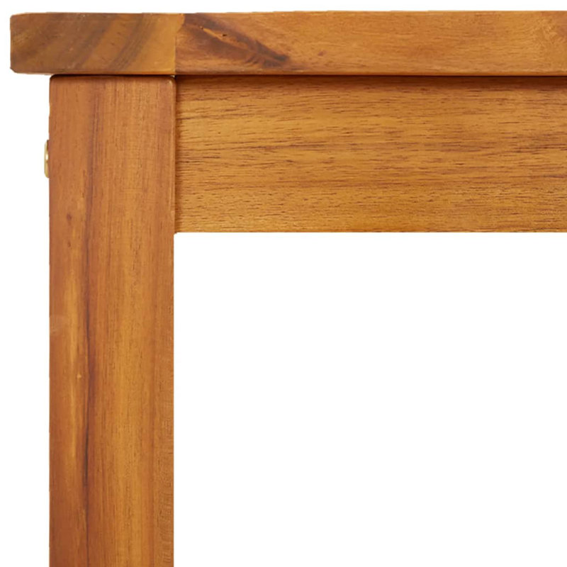 Menik Solid Wood Acacia Outdoor Bench, 45cm H x 80cm W x 35cm D