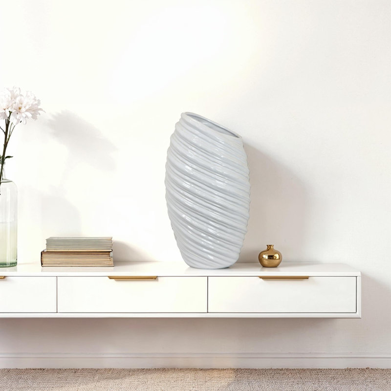 Vase Avery, Blanc