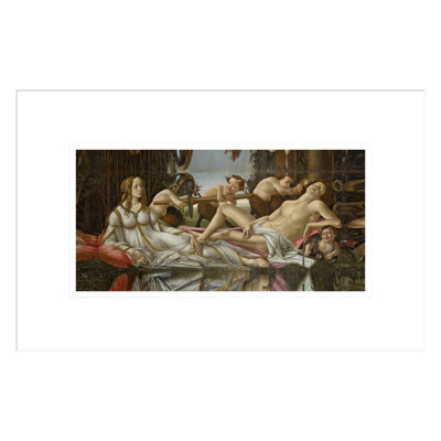 Venus and Mars by Sandro Botticelli - Framed Giclee Print