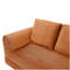 Canapé-lit pliant convertible 2-en-1, canapé-lit en velours côtelé moderne avec 2 * coussins, canapé-lit futon rembourré avec lit escamotable avec lit escamotable, canapé-lit modulaire pliant pour le salon orange-57595087