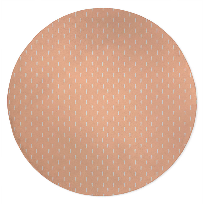 Patty Non-Slip Outdoor Rug, Round 5'