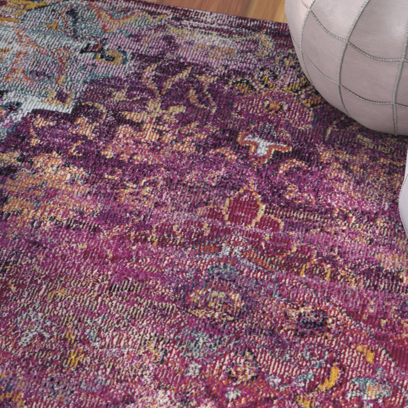 Tapis oriental fuchsia / mauve, Rectangle 8 pi x 10 pi