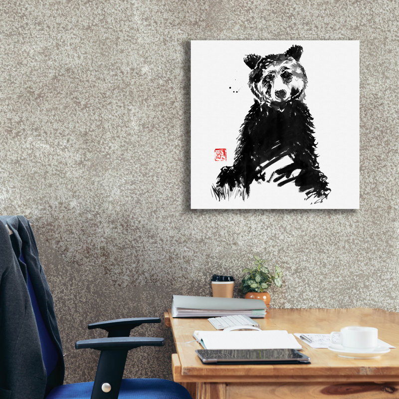 «Union 2» par Pechane, Union Rustic, art mural sur toile, 18 po x 18 po, H 26 po x l 26 po x P 1,5 po