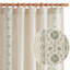 Mélange de lin à motif floral brodé pour chambre à coucher-280400147-286560701