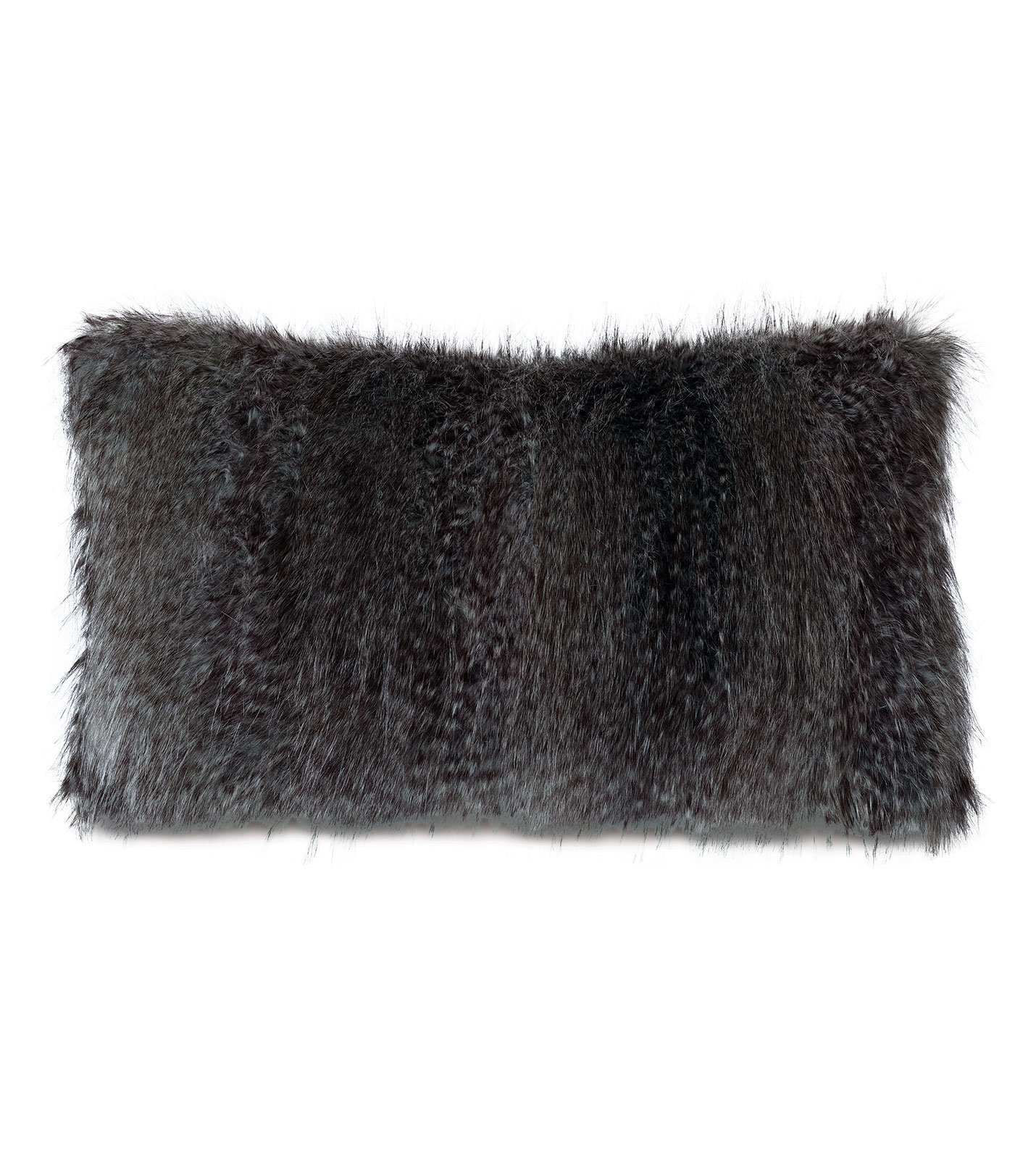 Indochine Faux Fur Lumbar Throw Pillow