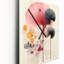 Asian Art Seashell Sumi IX - Horloge murale moderne asiatique-99630235