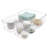  Stackable Storage Bin with Lid 4 Pack