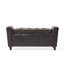 Banc de rangement rembourré en similicuir DuClaw-16949669