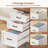 Farmhouse L Shaped Desk With Hutch, 67" Executive Home Office Desks With 4 Drawers-1621394216