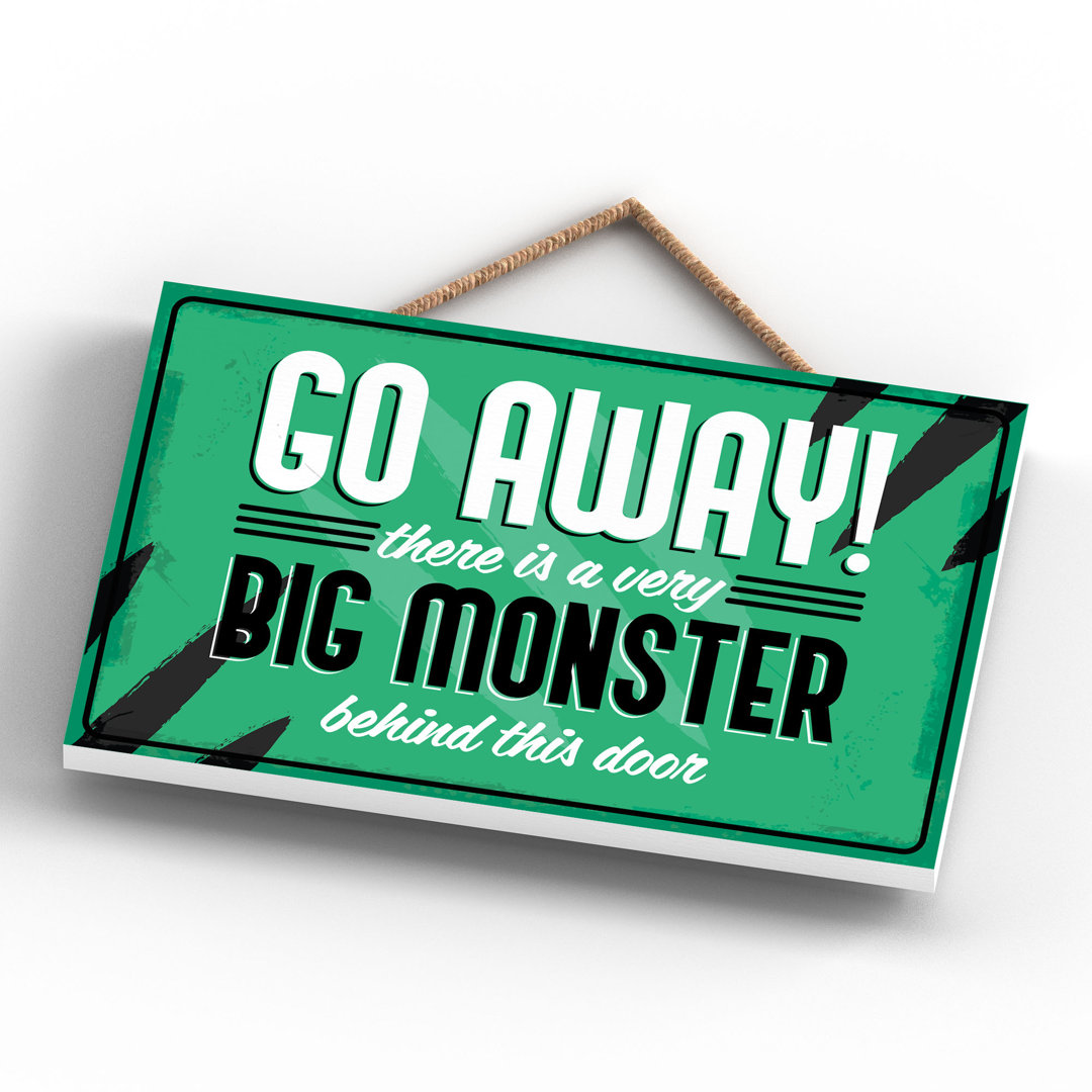 Do Not Disturb Monster - Print on MDF