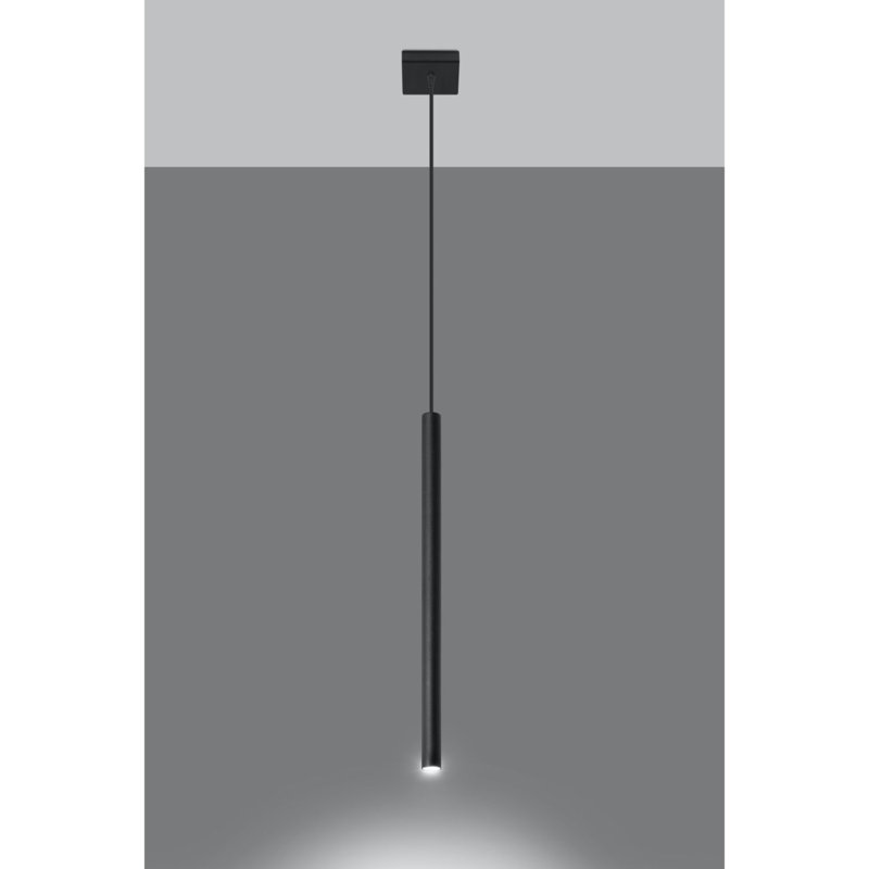 Millard 1 - Light Cylinder Pendant, Black