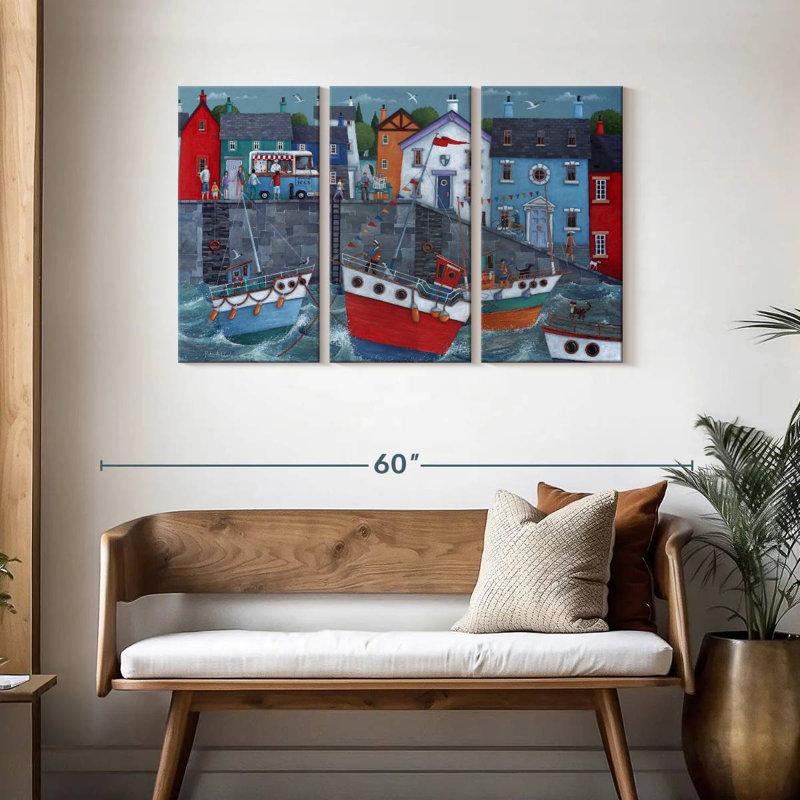 Gillard Seaside Promenade, H 28 po x l 45 po