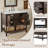 Chimira 35" Farmhouse Storage Bathroom Vanity with Sink Combo,Rustic Brown-2001277886-1986836684