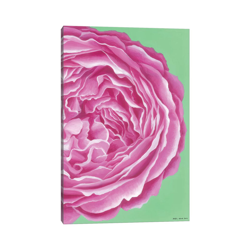 Pink Rose by Kirstin Wood - Wrapped Canvas Gallery-Wrapped Canvas Giclée, 20.32 cm H x 30.48 cm W