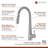 mondawe Pull Down Kitchen Faucet-71097872