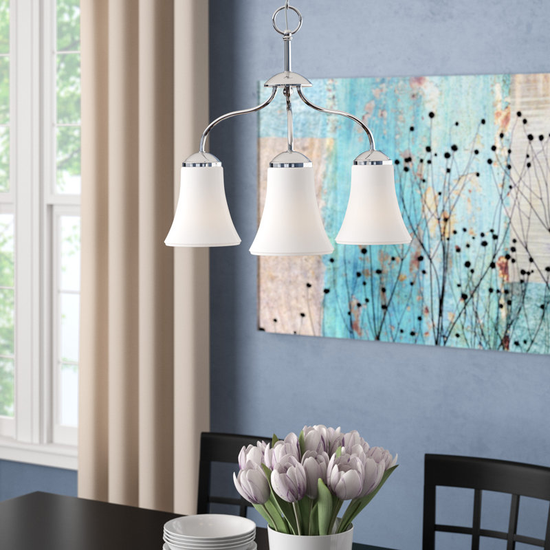 Francisca 3 - Light Dimmable Classic / Traditional Chandelier, Polished Chrome